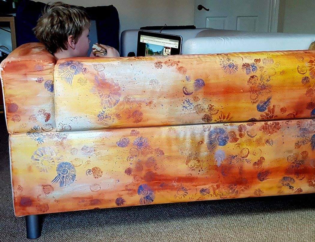 Fossil Ammonite assemblage snail mollusc spiral jurassic Stencil deathbed