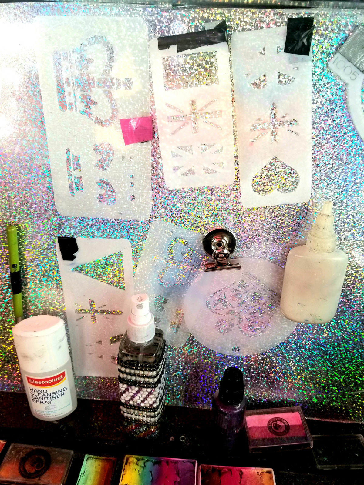 Union Jack TRIANGLE Jubilee Bunting Sports stencil makeup cake decor