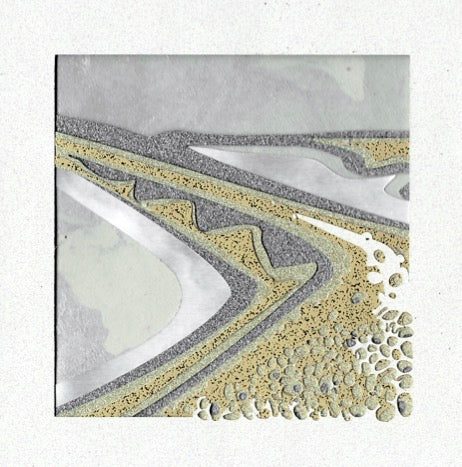 Chesil Beach Fleet Lagoon Papercut Multi Layer Landscape Art Dorset Landmark