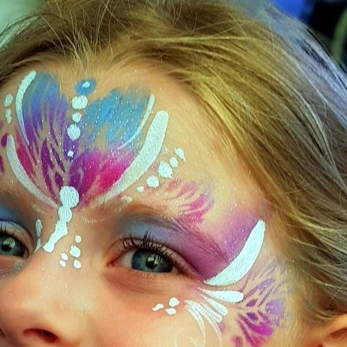 Mermaid FIN fish butterfly wing costume halloween reusable stencil bodyart