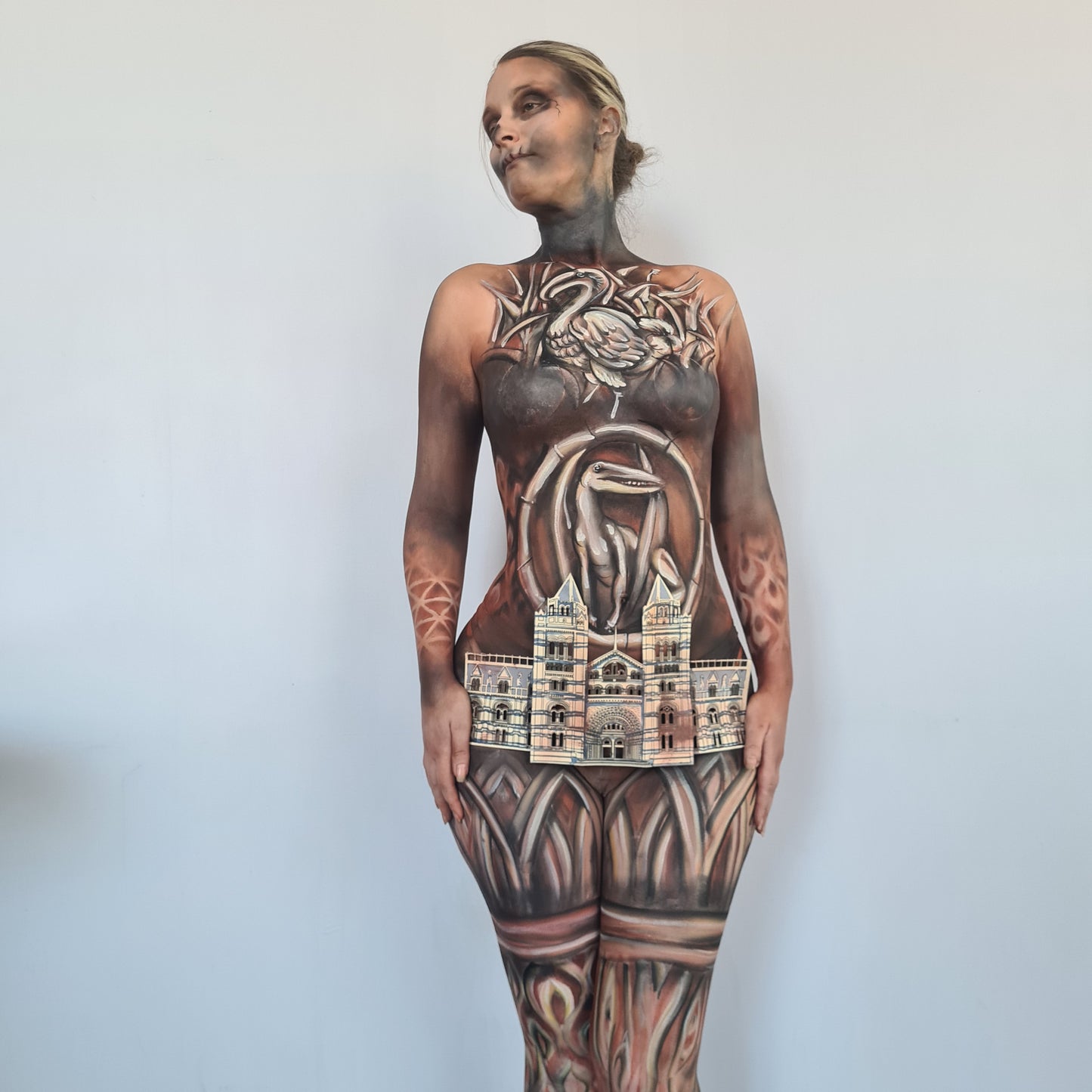 Liverpool Liver Building. Papercut Multi Layer Landscape Art Landmark