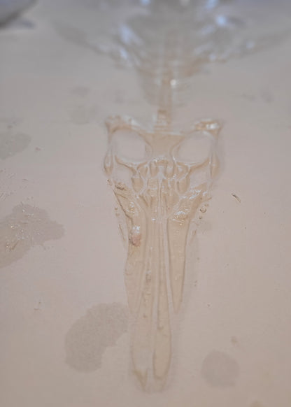 PLIOSAUR Faux Fossil Sea Rex Plaster Marine Reptile Fossil Art