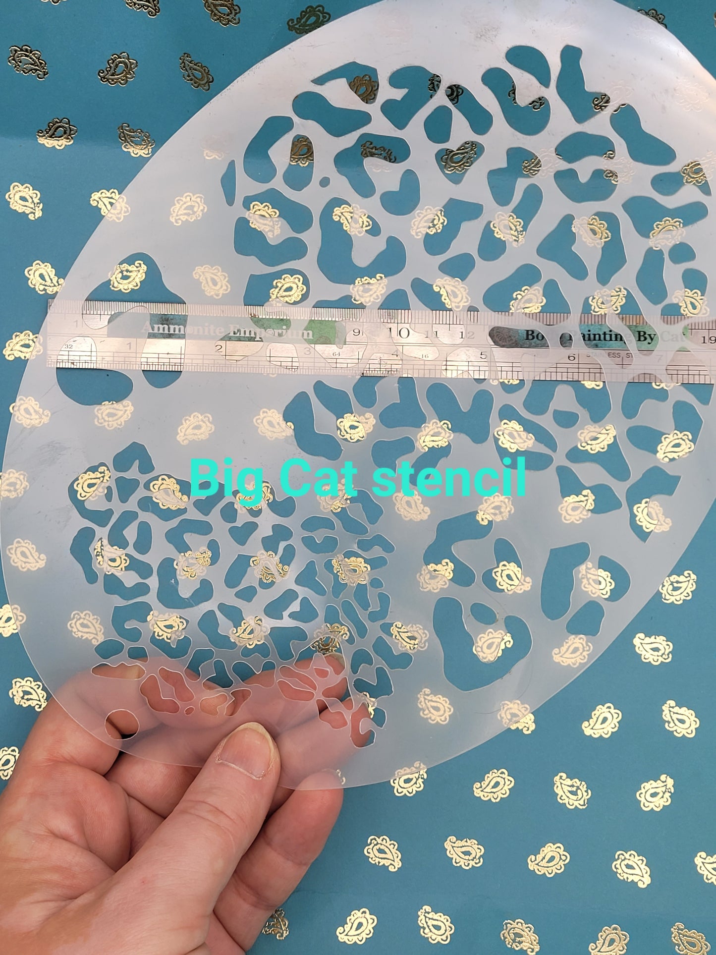 Leopard Jaguar spots Big Cat zoo animal pattern costume fancy dress stencil