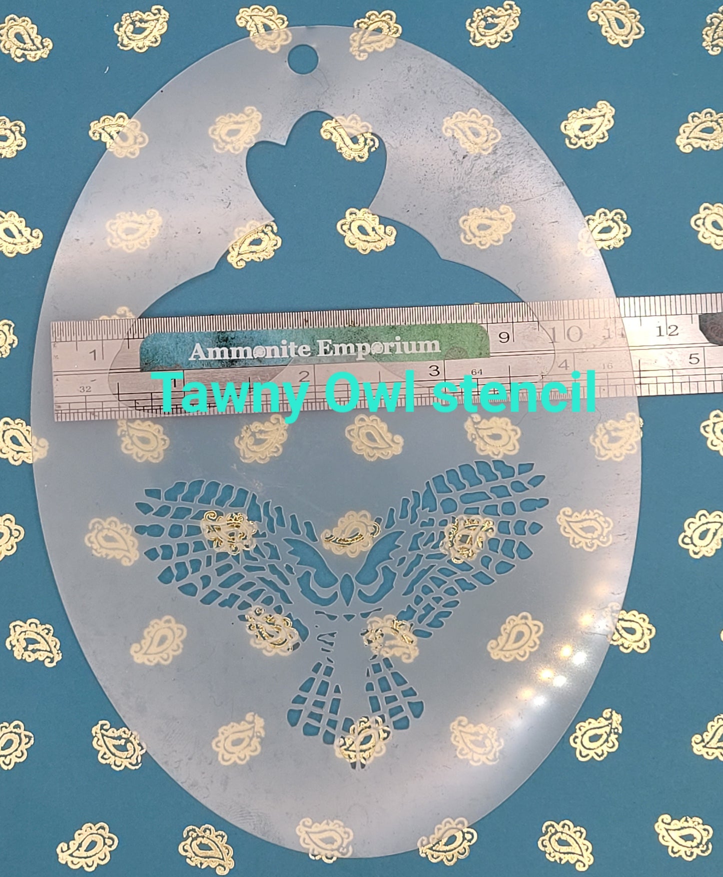 Tawny Owl Flying Stencil decor facepaint airbrush bodyart Hedwig