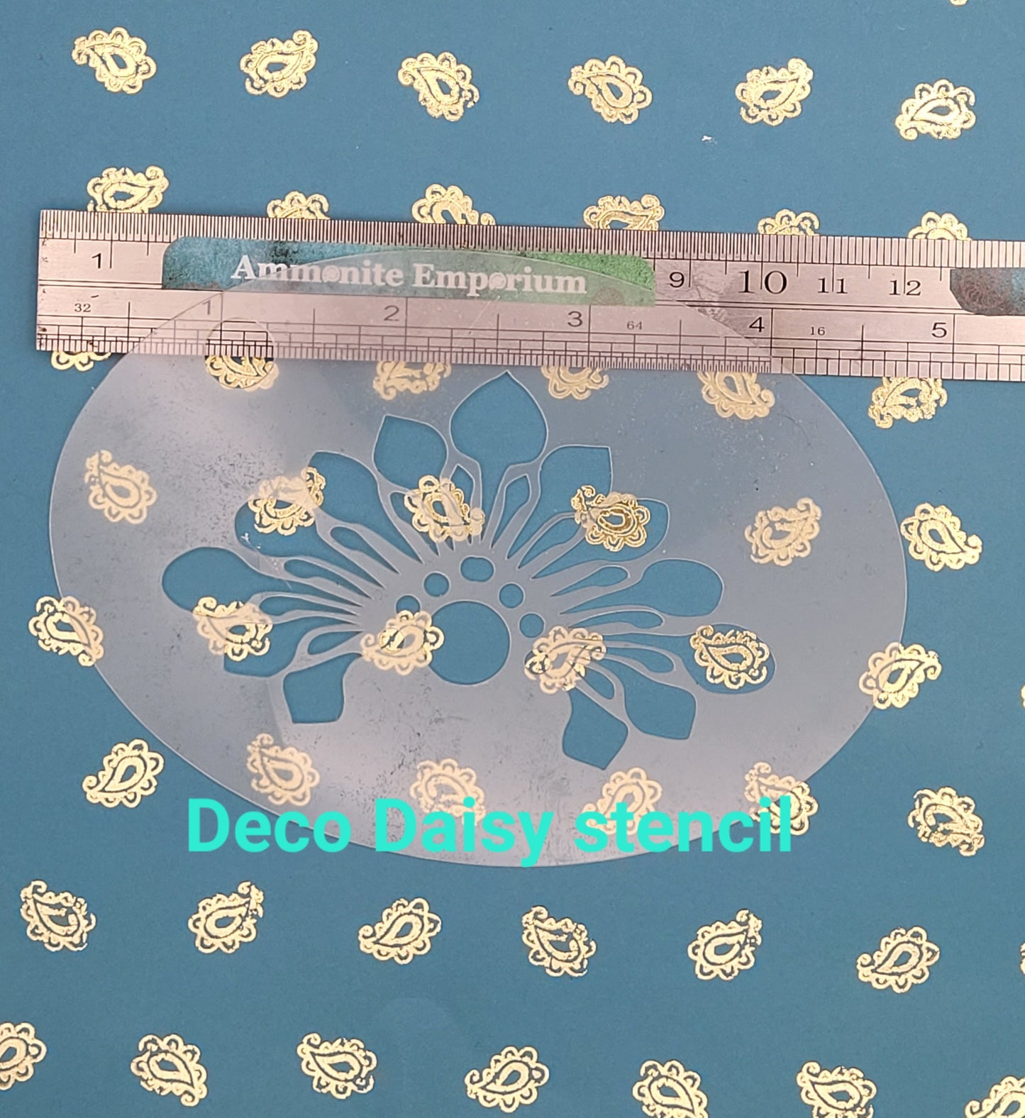 ArtDeco Daisy Stencil decor facepaint airbrush