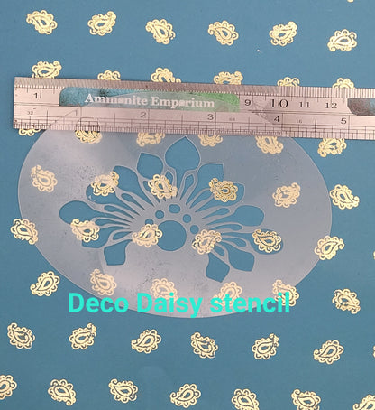 ArtDeco Daisy Stencil decor facepaint airbrush