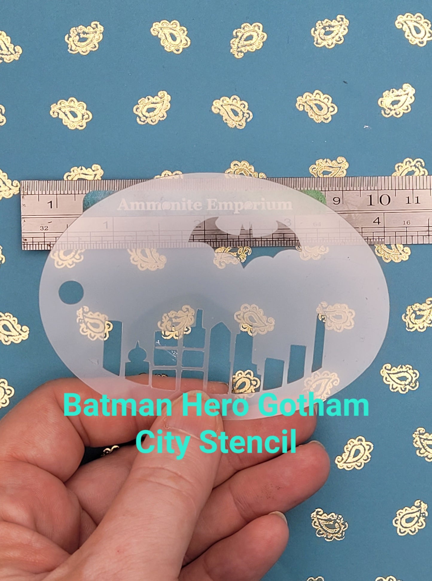 Bat man City gotham comic marvel superhero reusable stencil facepaint bodyart cakecraft