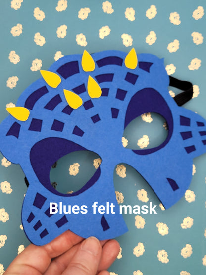 Felt Dino Dragon Monster Party Decoration Masks