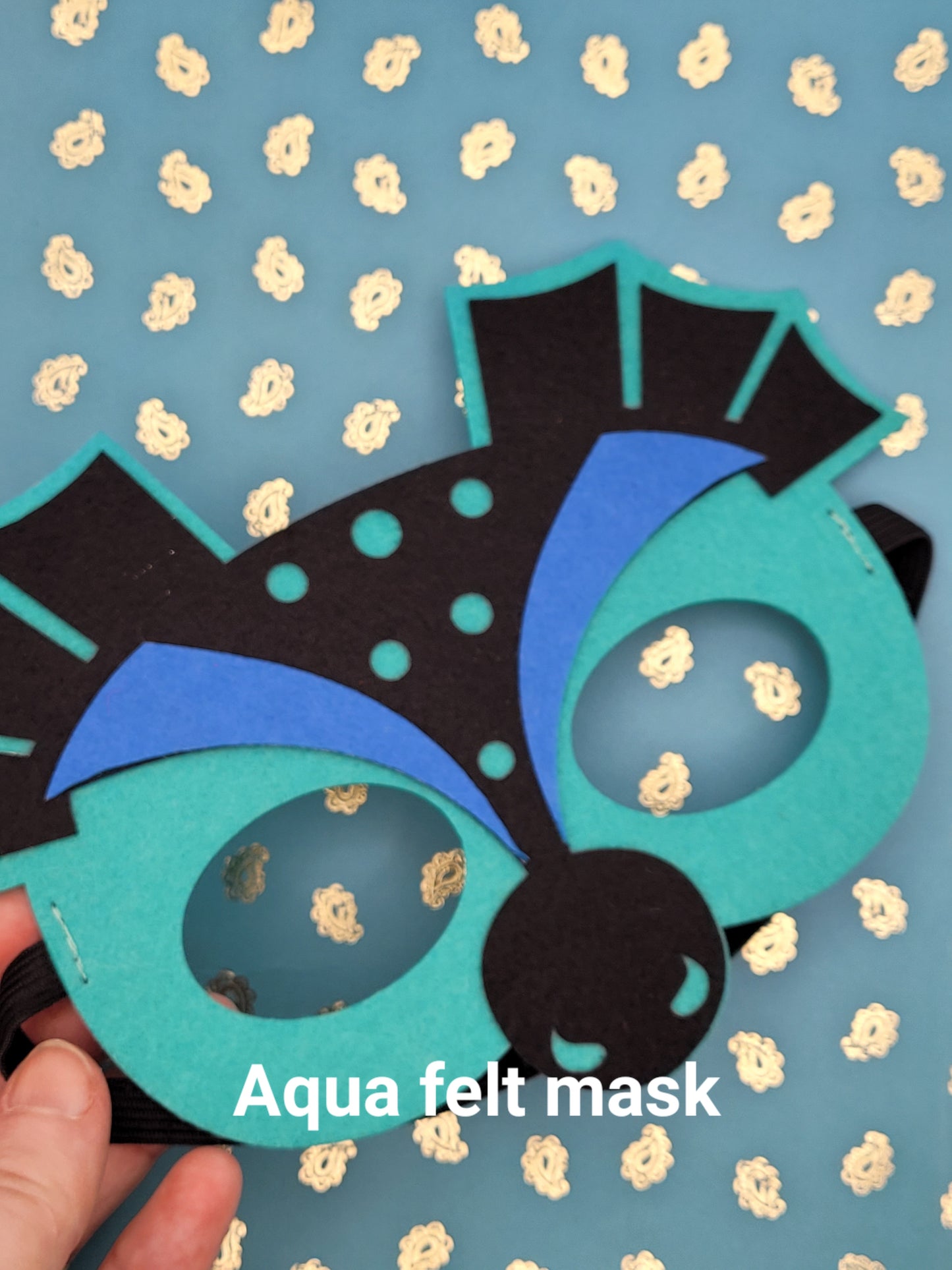 Felt Dino Dragon Monster Party Decoration Masks