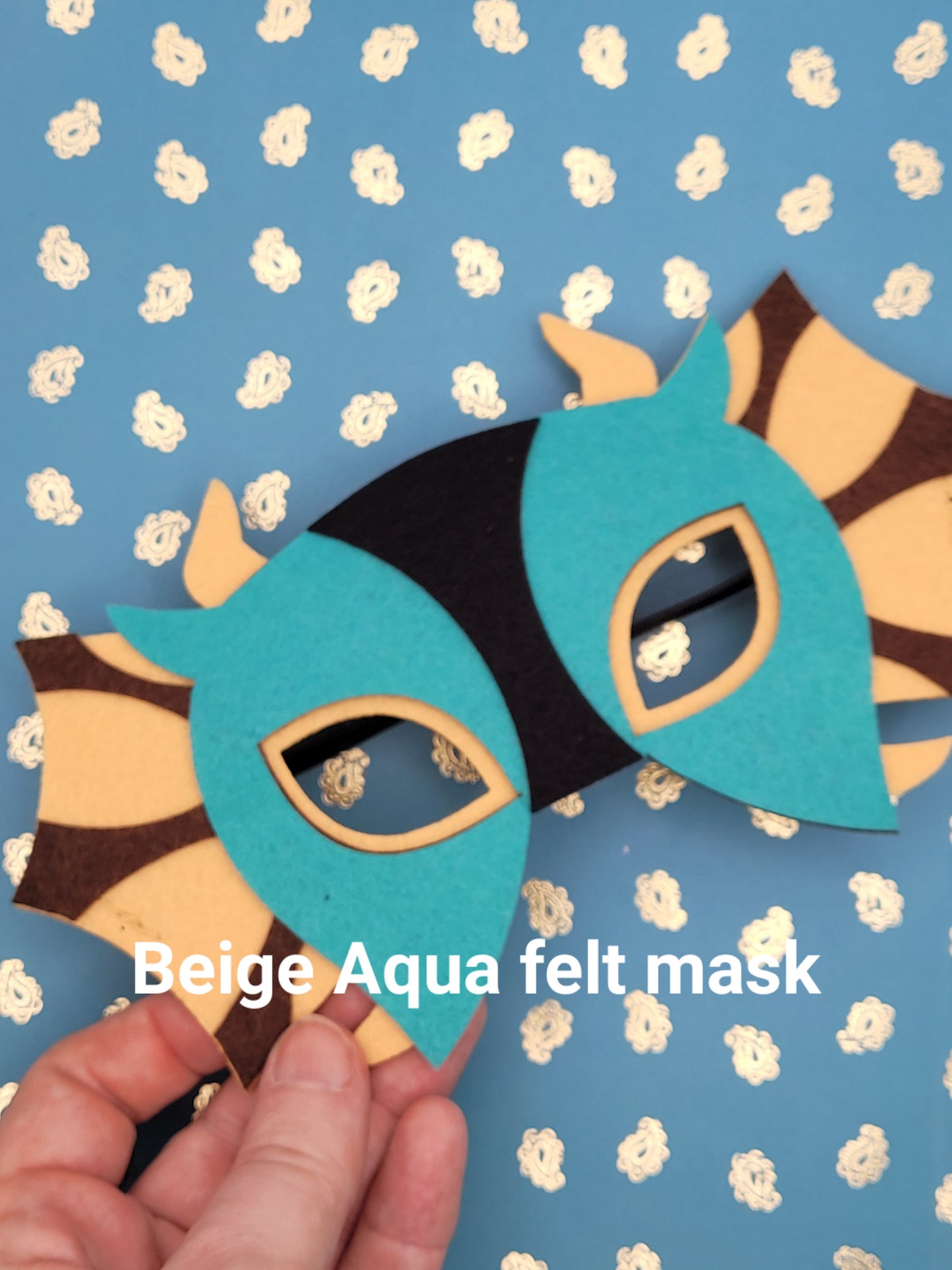 Felt Dino Dragon Monster Party Decoration Masks