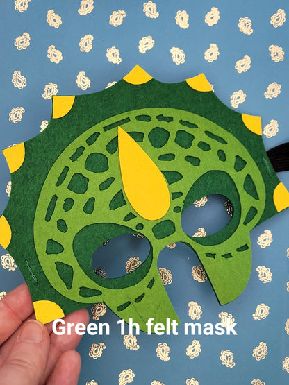 Felt Dino Dragon Monster Party Decoration Masks