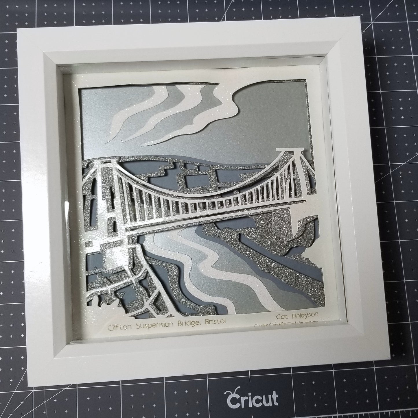 Clifton Suspension Bridge, Bristol Papercut Multi Layer Landscape Art Landmark