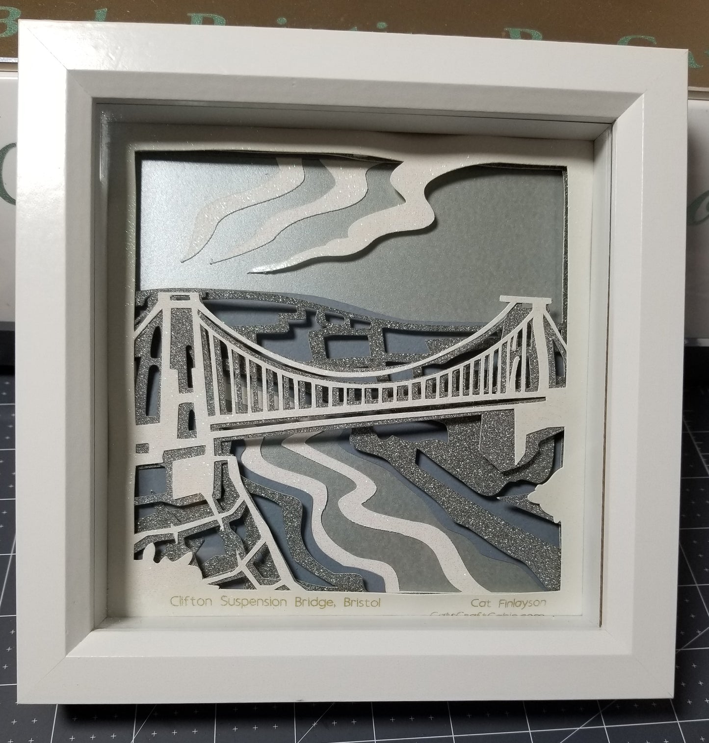 Clifton Suspension Bridge, Bristol Papercut Multi Layer Landscape Art Landmark