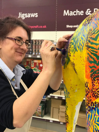 Tiger zebra stencil zoo stripe animal pattern costume fancy dress