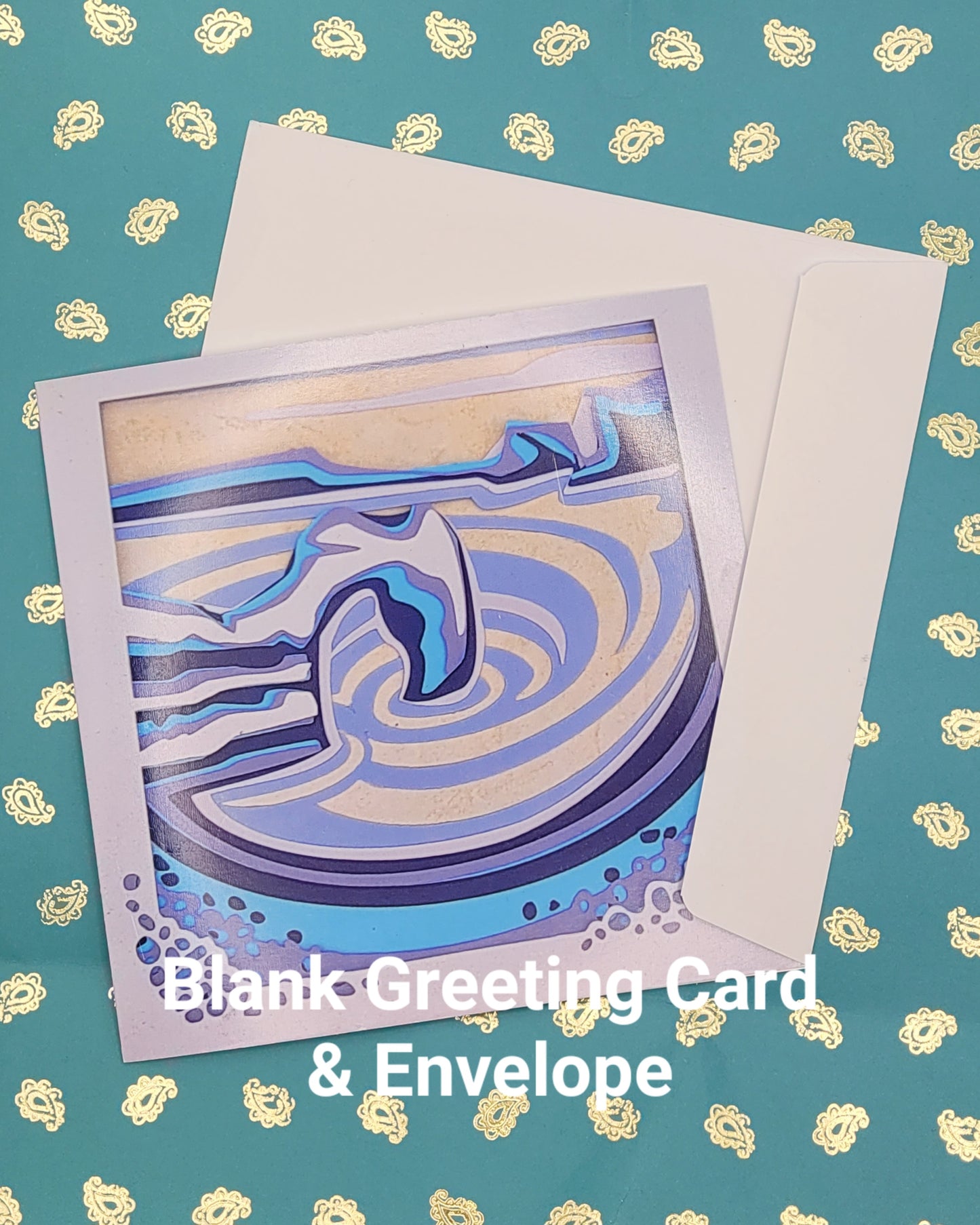 Durdle Door PaperCut Layered Greetings Card