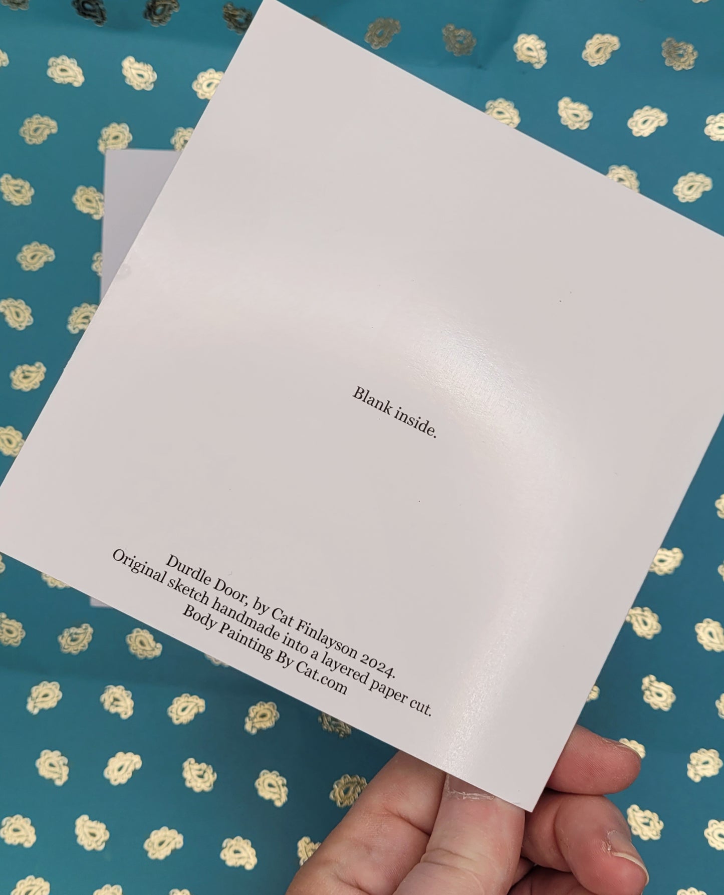 Durdle Door PaperCut Layered Greetings Card