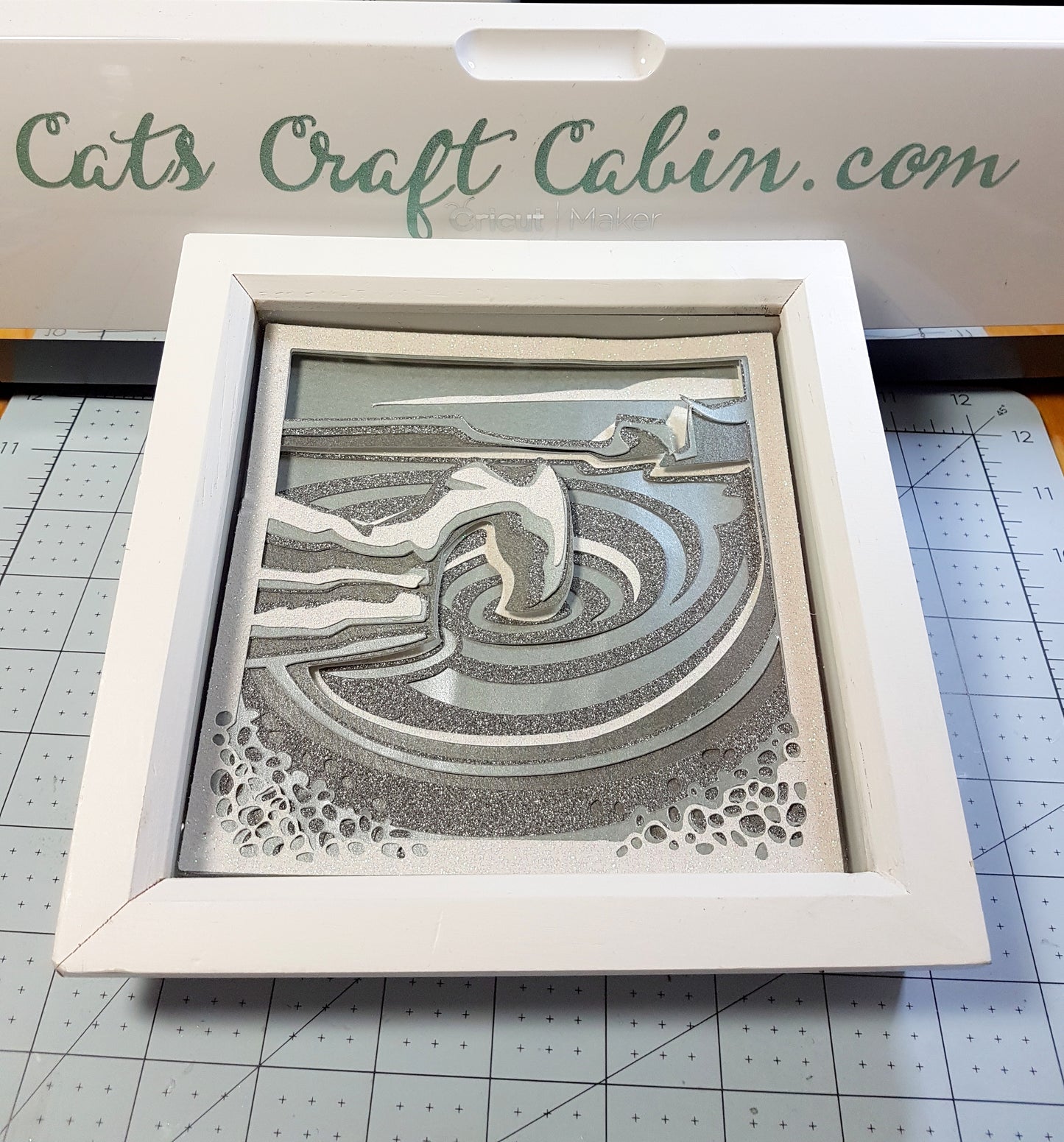 DURDLE DOOR Papercut Multi Layer Landscape Art Dorset Landmark