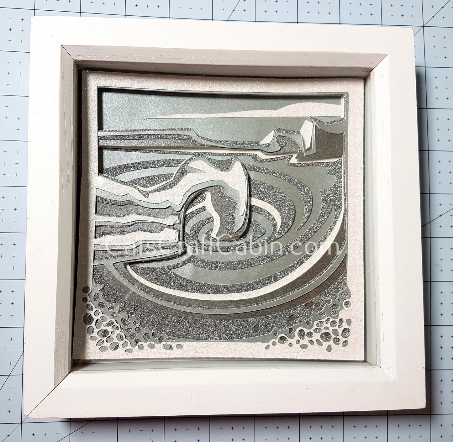 DURDLE DOOR Papercut Multi Layer Landscape Art Dorset Landmark