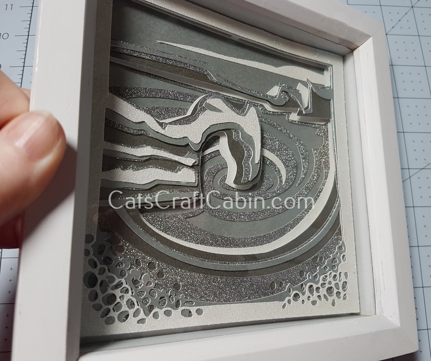 DURDLE DOOR Papercut Multi Layer Landscape Art Dorset Landmark