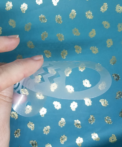 Easter Egg geometric 2 step Stencil face paint bodyart cakecraft