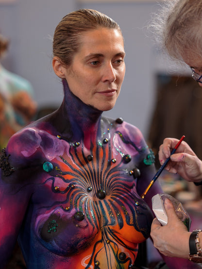 Bibi's Black Hole donut psy trans mindbending space warp pattern stencil