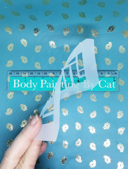 Pride LGBTQ Logo Stencil Reusable face body art sugar craft