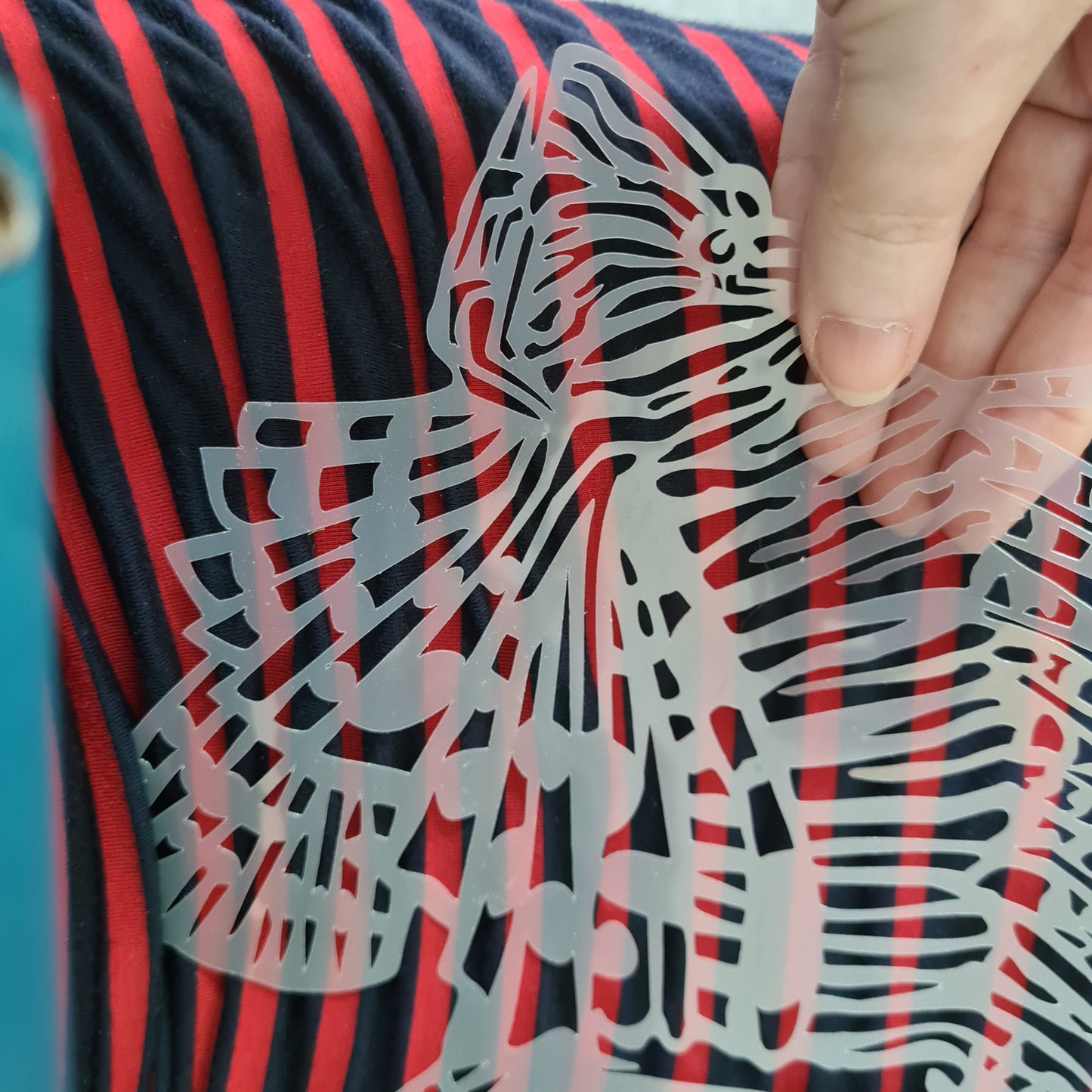 LIONFISH species realistic detailed reusable stencil facepaint bodyart cakecraft