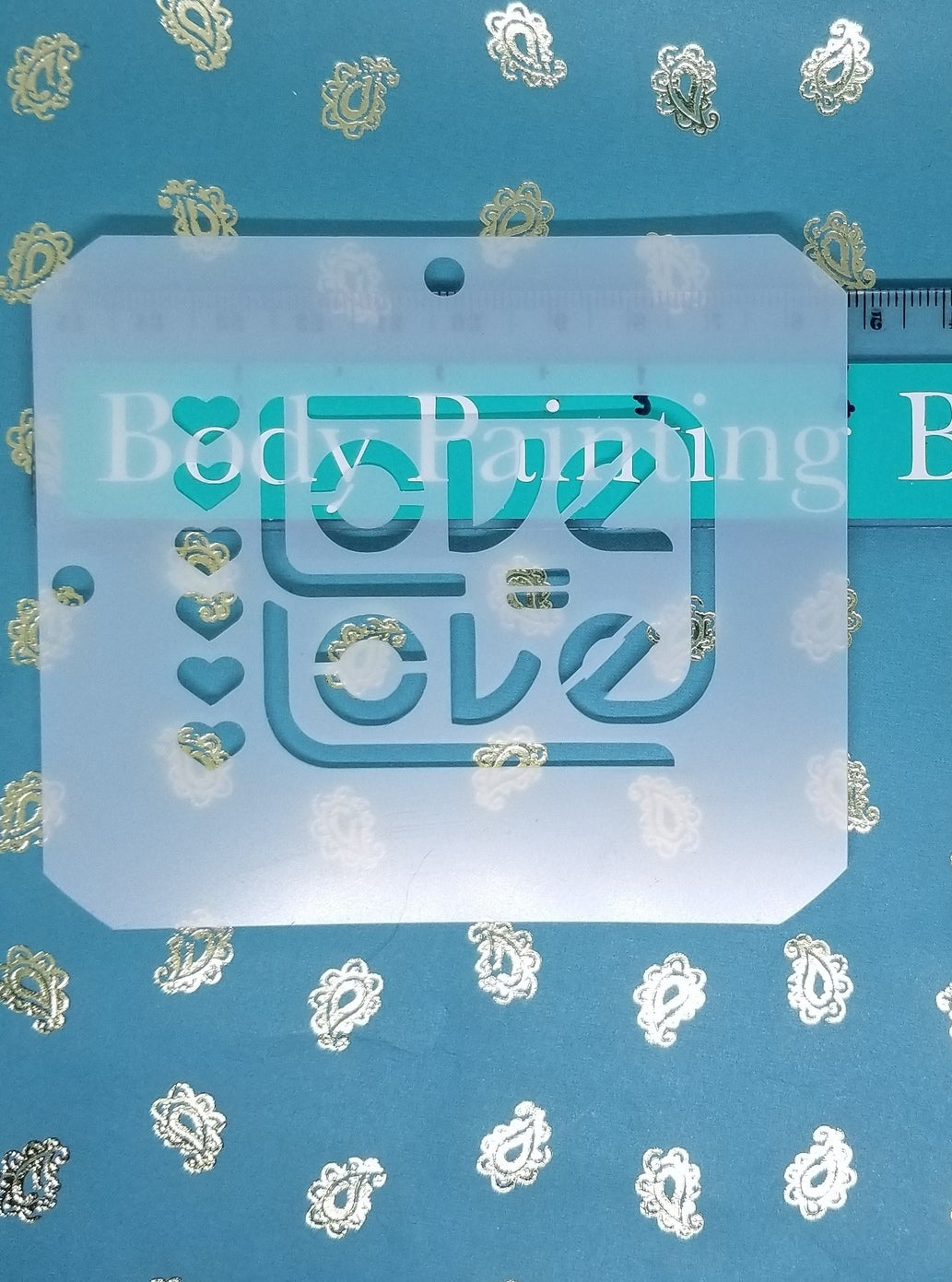 LOVE IS LOVE RETRO neon square Pride LGBTQ Stencil Reusable