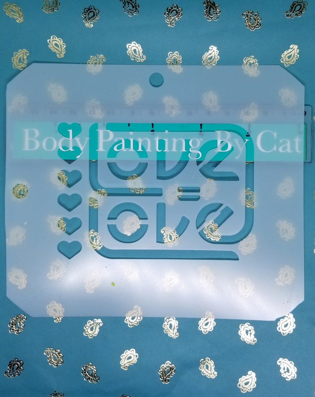 LOVE IS LOVE RETRO neon square Pride LGBTQ Stencil Reusable