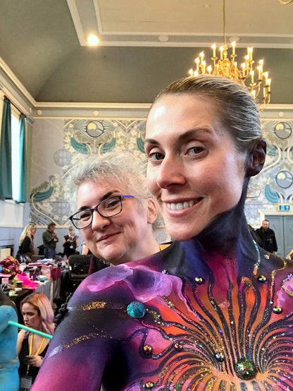 Bibi's Black Hole donut psy trans mindbending space warp pattern stencil