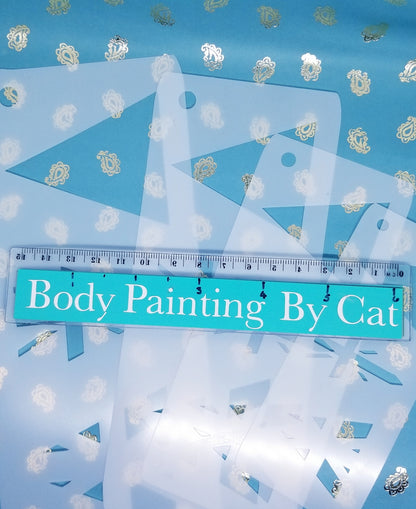 Union Jack TRIANGLE Jubilee Bunting Sports stencil makeup cake decor