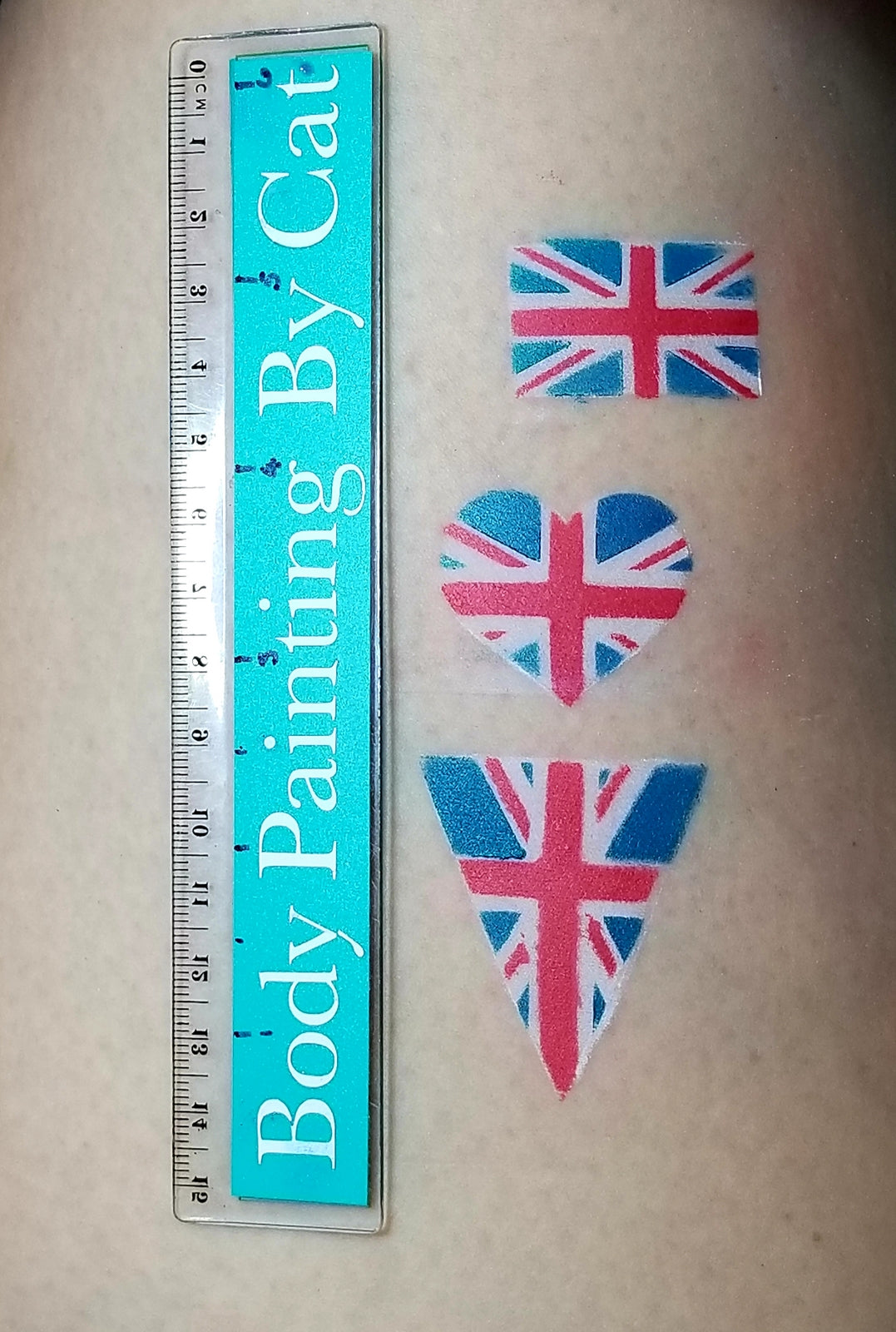 Union Jack TRIANGLE Jubilee Bunting Sports stencil makeup cake decor