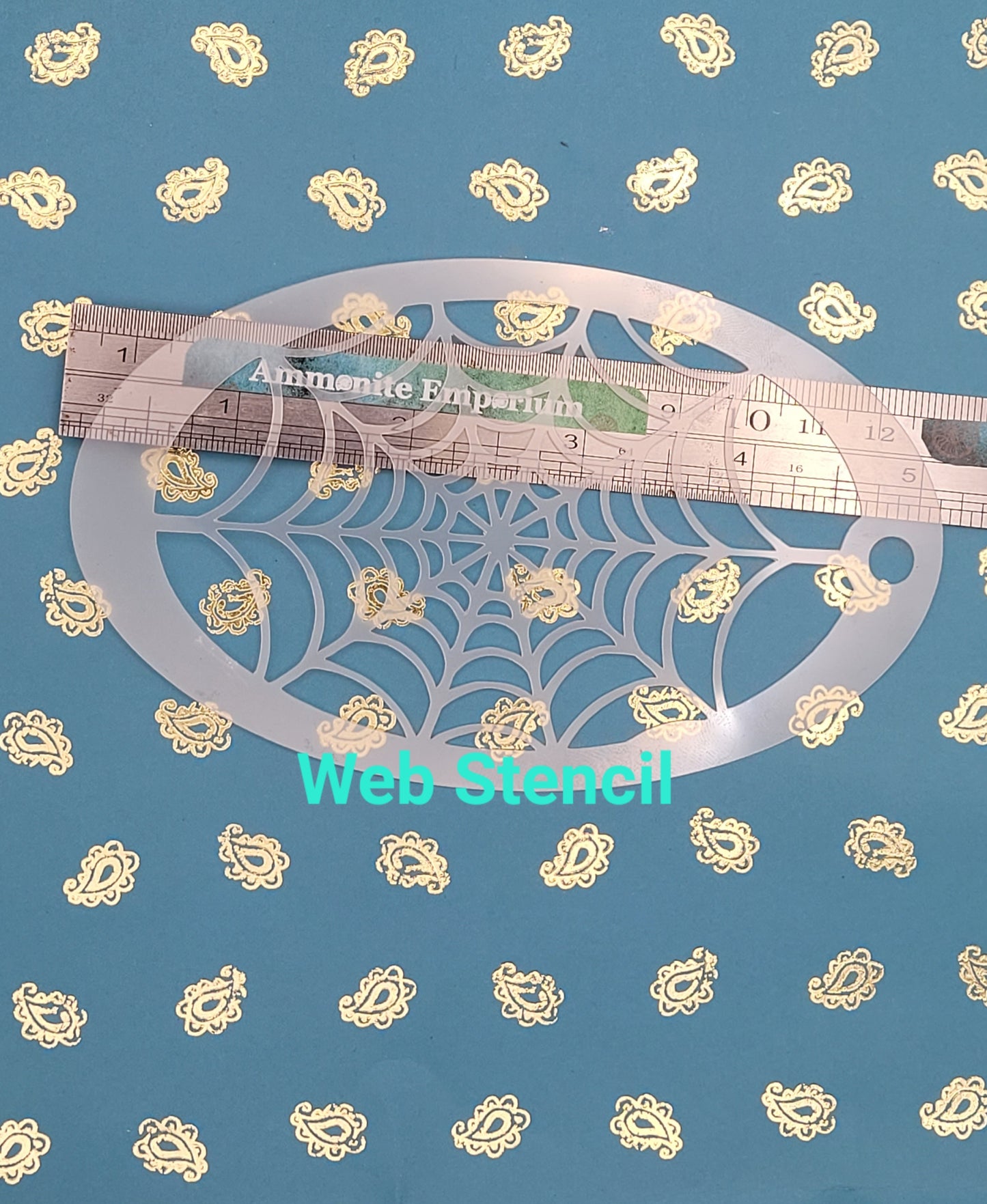 SPIDER WEB halloween creepy spiderman reusable stencil facepaint bodyart cakecraft