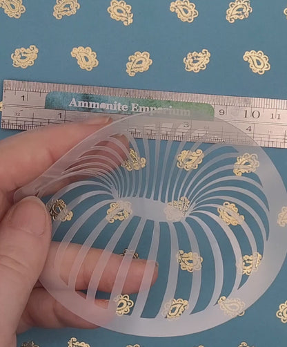 Bibi's Black Hole donut psy trans mindbending space warp pattern stencil