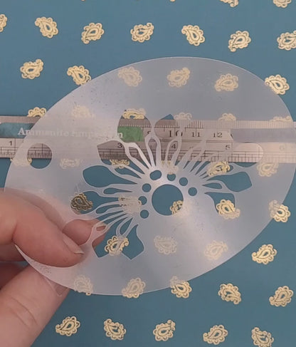 ArtDeco Daisy Stencil decor facepaint airbrush