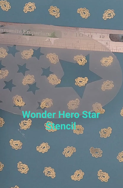 STARS Wonder Woman Captain American comic superhero reusable stencil