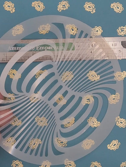 Bibi's Warp Wormhole psy trans mindbending space warp pattern stencil