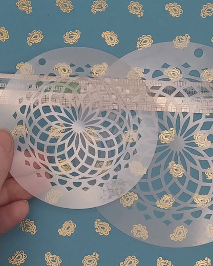 Dreamcatcher Mandala Pattern Stencil decor facepaint airbrush bodyart