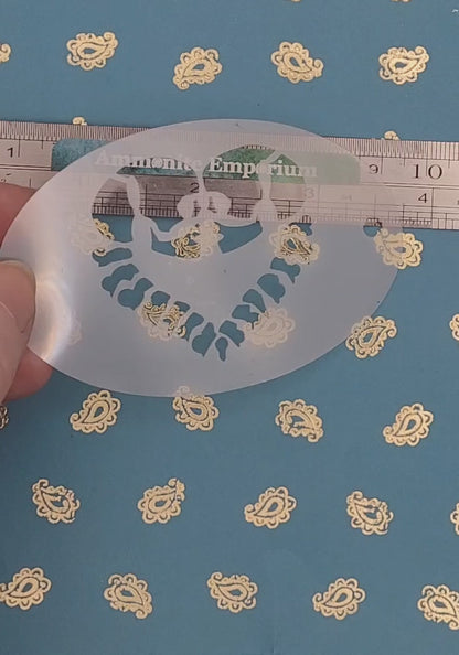 Skeleton Skull KISS Heart halloween creepy reusable stencil facepaint bodyart cakecraft