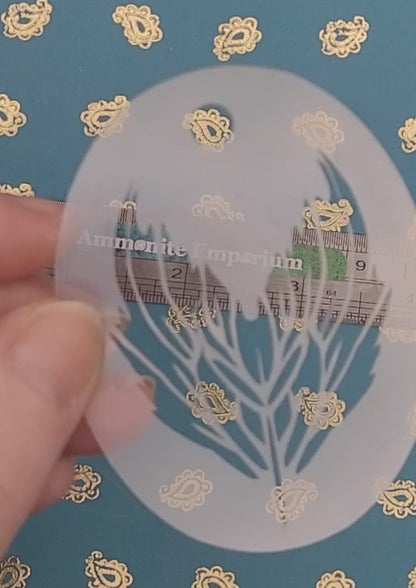 Mermaid FIN fish butterfly wing costume halloween reusable stencil bodyart